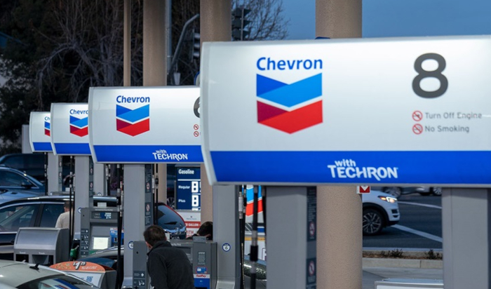 Chevron gas station 700 CHEVRON