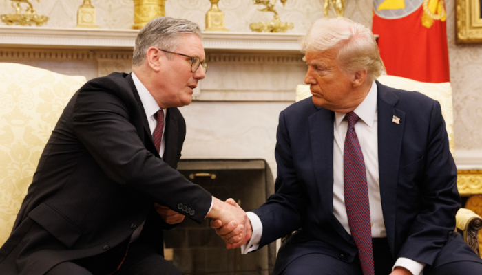 Prime Minister Keir Starmer meets Donald Trump 700 NUMBER 10