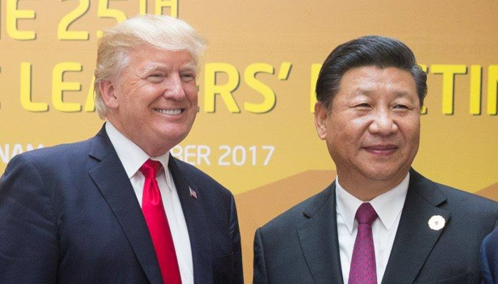 Trump Xi Jinping 700 US EMBASSY CANBERRA